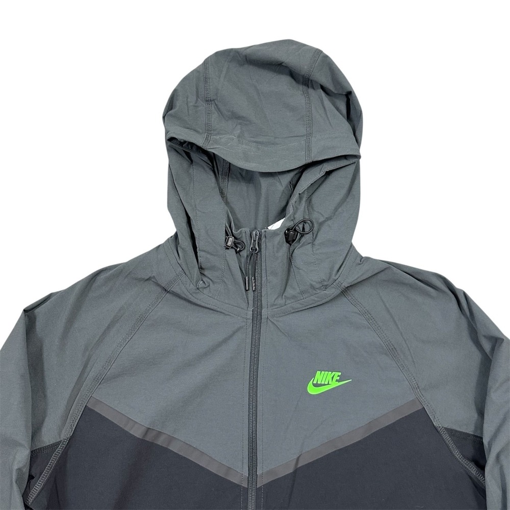 Nike Tech Woven Windrunner Jacket Men Size XS Black Gray Full Zip HM7151-013 NEW - Picture 3 of 7